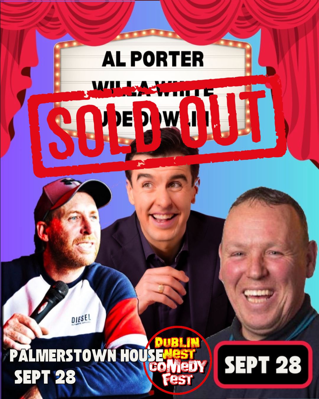 Al Porter, Willa White, Joe Dowlin - Palmerstown House Pub - Sept 28